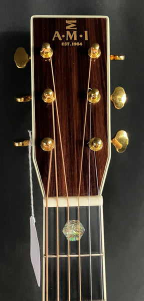 AMI DT-45 Premium Dreadnought Acoustic Guitar Gloss Natural w/ Case
