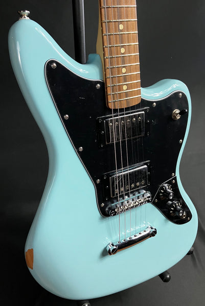 Fender Limited Edition Player Jaguar HH Electric Guitar Daphne Blue Finish