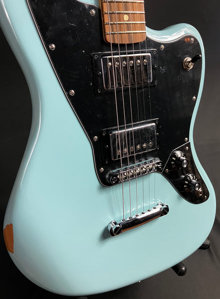 Fender Limited Edition Player Jaguar HH Electric Guitar Daphne Blue Finish