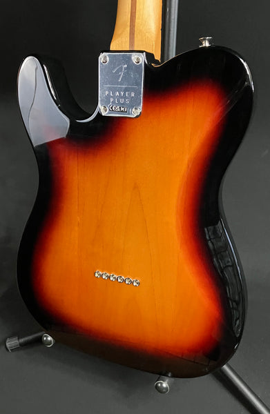 Fender Player Plus Nashville Telecaster Electric Guitar 3-Tone Sunburst w/ Gig Bag