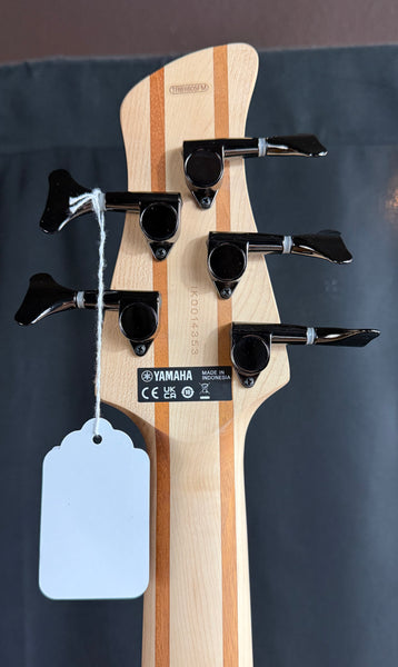 Yamaha TRBX605FM 5-String Bass Guitar Flamed Caramel Brown Finish (353)