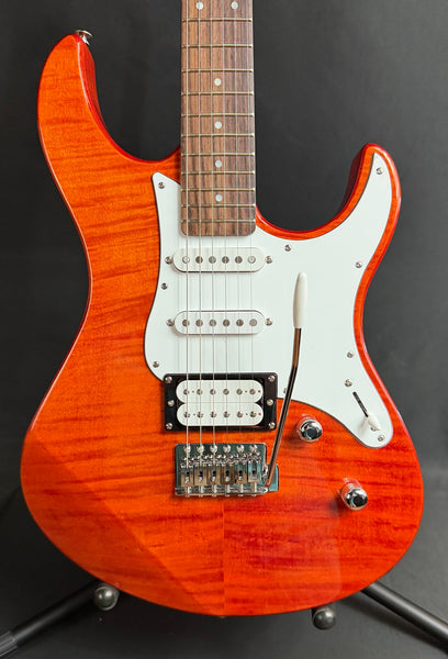 Yamaha PAC212VFM Pacifica Electric Guitar Flamed Caramel Brown Finish