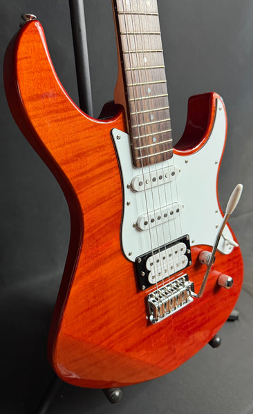 Yamaha PAC212VFM Pacifica Electric Guitar Flamed Caramel Brown Finish