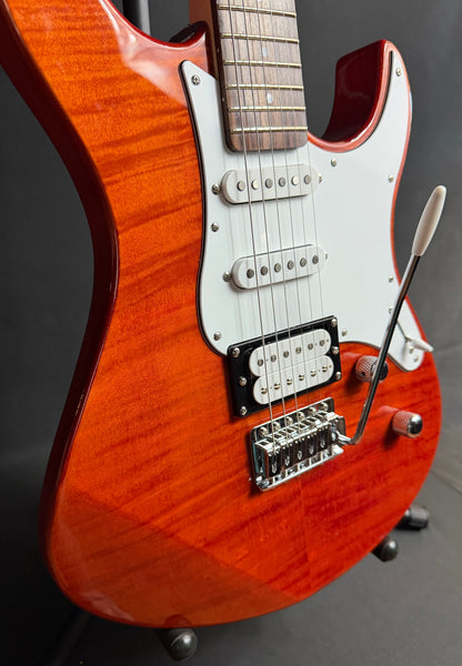 Yamaha PAC212VFM Pacifica Electric Guitar Flamed Caramel Brown Finish
