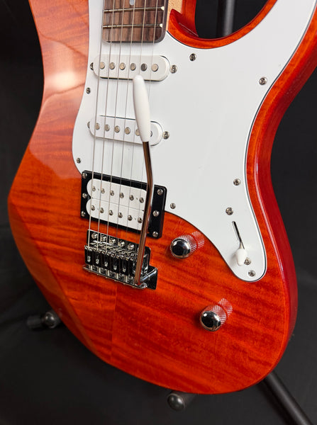 Yamaha PAC212VFM Pacifica Electric Guitar Flamed Caramel Brown Finish