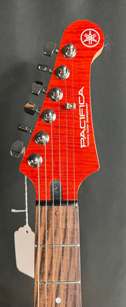 Yamaha PAC212VFM Pacifica Electric Guitar Flamed Caramel Brown Finish
