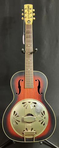 Gretsch G9240 Alligator Round Neck Resonator Guitar Vintage Sunburst