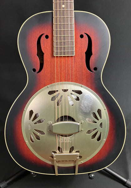 Gretsch G9240 Alligator Round Neck Resonator Guitar Vintage Sunburst