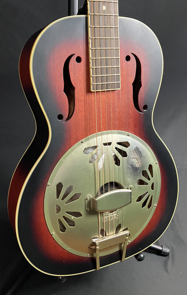 Gretsch G9240 Alligator Round Neck Resonator Guitar Vintage Sunburst