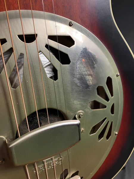 Gretsch G9240 Alligator Round Neck Resonator Guitar Vintage Sunburst