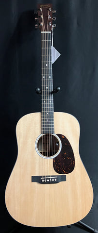 Martin D-10E Dreadnought Acoustic-Electric Guitar Natural Satin w/ Soft Case