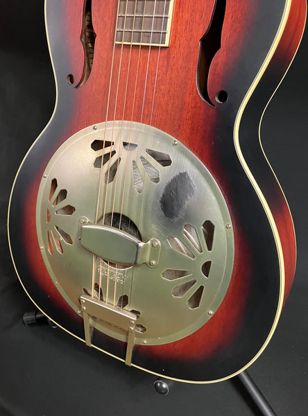 Gretsch G9240 Alligator Round Neck Resonator Guitar Vintage Sunburst
