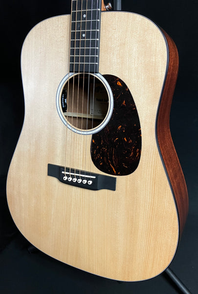Martin D-10E Dreadnought Acoustic-Electric Guitar Natural Satin w/ Soft Case