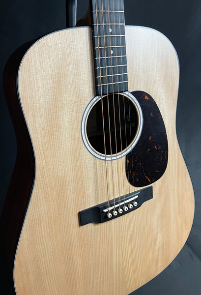 Martin D-10E Dreadnought Acoustic-Electric Guitar Natural Satin w/ Soft Case
