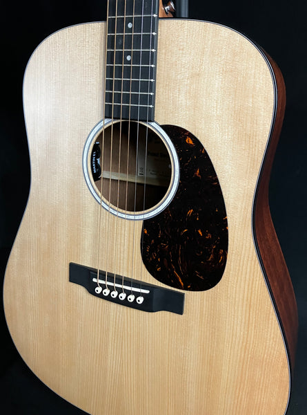 Martin D-10E Dreadnought Acoustic-Electric Guitar Natural Satin w/ Soft Case