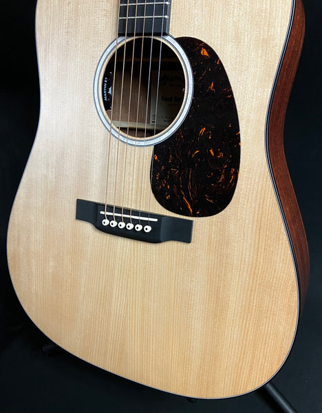 Martin D-10E Dreadnought Acoustic-Electric Guitar Natural Satin w/ Soft Case