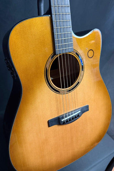 Yamaha TAG3 C TransAcoustic Dreadnought Cutaway Acoustic-Electric Guitar Sand Burst w/ Case (437)