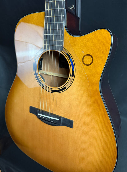 Yamaha TAG3 C TransAcoustic Dreadnought Cutaway Acoustic-Electric Guitar Sand Burst w/ Case (437)