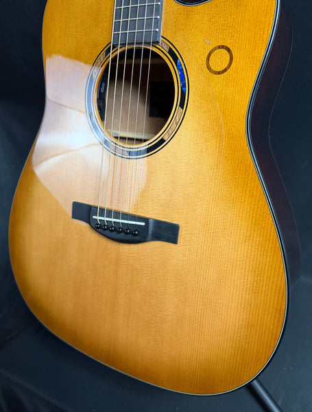 Yamaha TAG3 C TransAcoustic Dreadnought Cutaway Acoustic-Electric Guitar Sand Burst w/ Case (437)