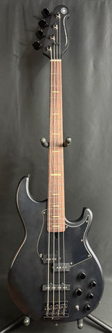 Yamaha BB734A Broad Bass 4-String Bass Guitar Translucent Matte Black w/ Gig Bag (145)