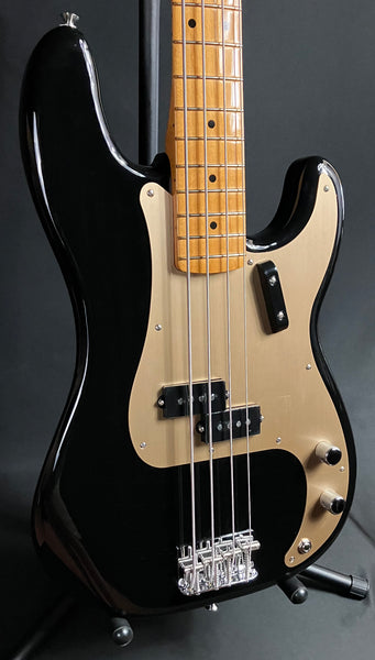 Fender Vintera II '50s Precision Bass 4-String Bass Guitar Gloss Black w/ Gig Bag