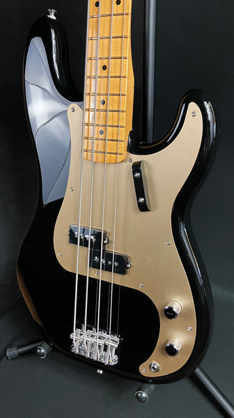 Fender Vintera II '50s Precision Bass 4-String Bass Guitar Gloss Black w/ Gig Bag