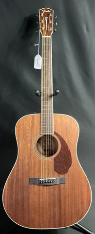 Fender PM-1 Standard All-Mahogany Dreadnought Acoustic Guitar w/ OHSC (611)