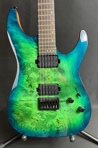 Schecter CR-6 Electric Guitar Aquaburst Finish