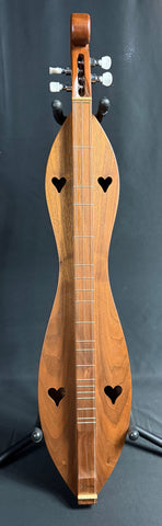 McSpadden SH12WW Mountain Dulcimer Standard Scroll Hourglass Natural Walnut w/ Gig Bag