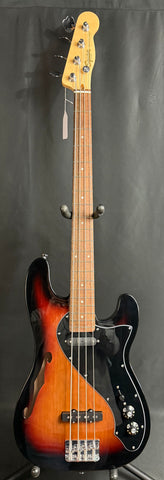 Squier Paranormal Precision Bass Thinline SJ 4-String Bass Guitar 3-Tone Sunburst