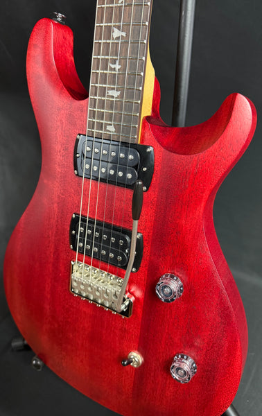 PRS SE CE 24 Standard Satin Electric Guitar Vintage Cherry w/ Gig Bag