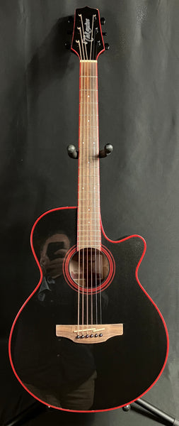 Takamine GF49CE FXC Concert Cutaway Acoustic-Electric Guitar Cosmic Black
