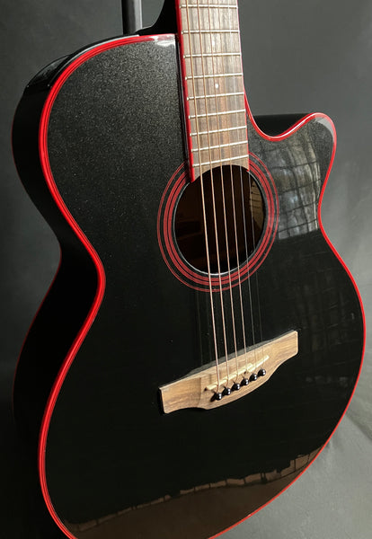 Takamine GF49CE FXC Concert Cutaway Acoustic-Electric Guitar Cosmic Black