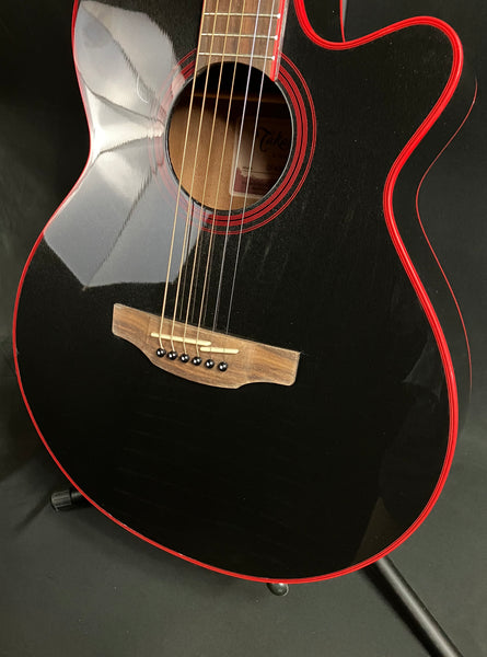 Takamine GF49CE FXC Concert Cutaway Acoustic-Electric Guitar Cosmic Black
