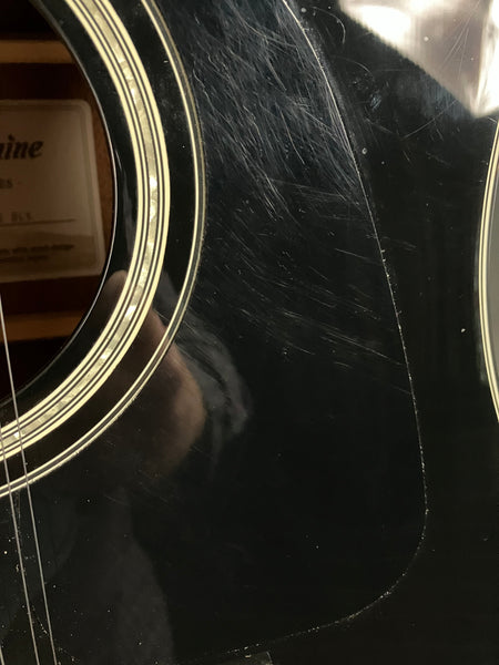 Takamine GD30CE-12 12-String Dreadnought Cutaway Acoustic-Electric Guitar Gloss Black