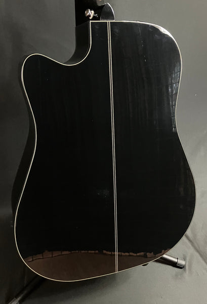 Takamine GD30CE-12 12-String Dreadnought Cutaway Acoustic-Electric Guitar Gloss Black