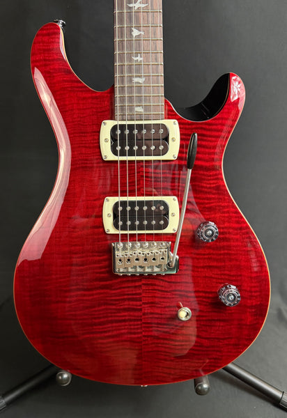 PRS SE CE 24 Maple Top Electric Guitar Black Cherry Finish w/ Gig Bag