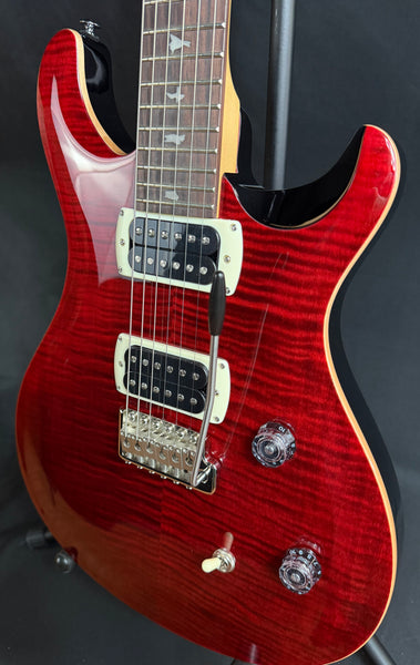 PRS SE CE 24 Maple Top Electric Guitar Black Cherry Finish w/ Gig Bag