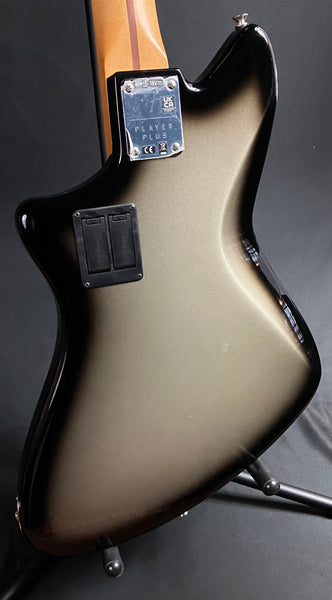 Fender Player Plus Active Meteora Bass 4-String Bass Guitar Silverburst w/ Gig Bag