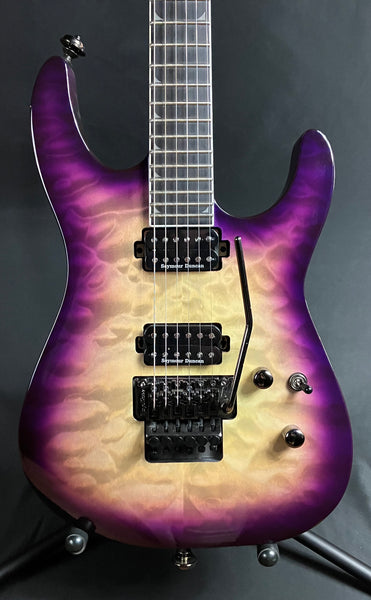 Jackson Pro Series SL2Q MAH Soloist Electric Guitar Quilted Purple Phaze Finish