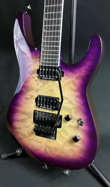Jackson Pro Series SL2Q MAH Soloist Electric Guitar Quilted Purple Phaze Finish