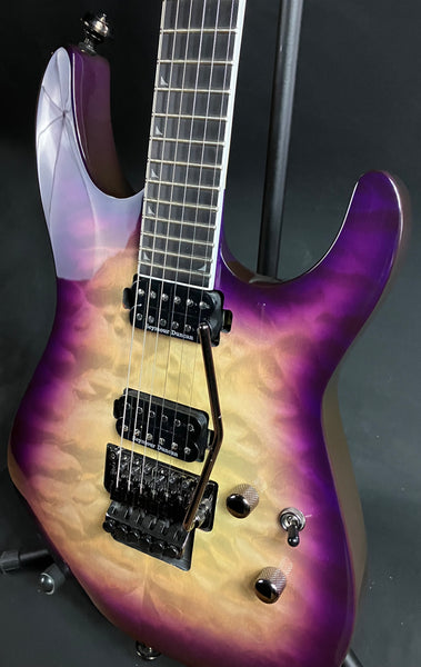 Jackson Pro Series SL2Q MAH Soloist Electric Guitar Quilted Purple Phaze Finish