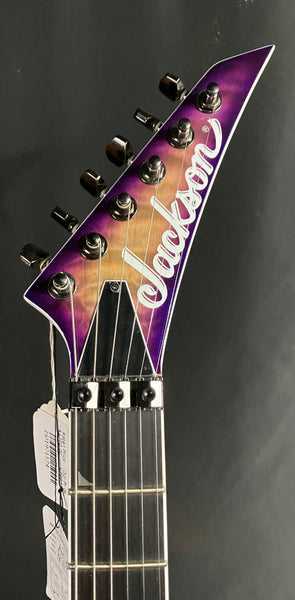 Jackson Pro Series SL2Q MAH Soloist Electric Guitar Quilted Purple Phaze Finish