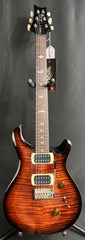 PRS SE Custom 24 Electric Guitar Black Gold Burst Finish w/ Gig Bag