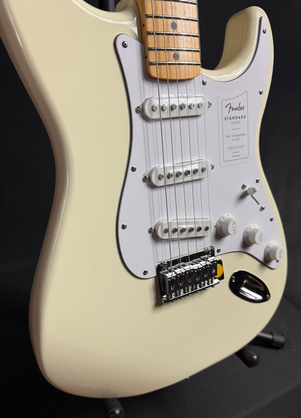 Fender Standard Stratocaster (2025) Electric Guitar Olympic White Finish (314)