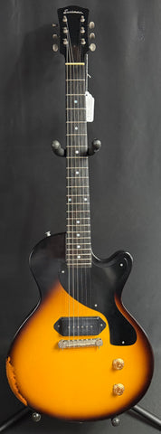 Eastman SB55/V-SB Singlecut Junior Electric Guitar Antique Varnish Sunburst w/ Case