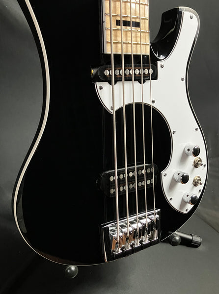 Schecter Stargazer-5 5-String Bass Guitar Gloss Black Finish
