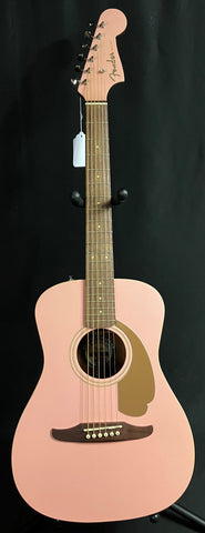 Fender Malibu Player Concert Acoustic-Electric Guitar Satin Shell Pink