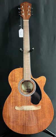 Fender FA-135CE All-Mahogany Concert Acoustic-Electric Guitar Natural