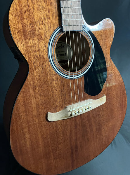 Fender FA-135CE All-Mahogany Concert Acoustic-Electric Guitar Natural